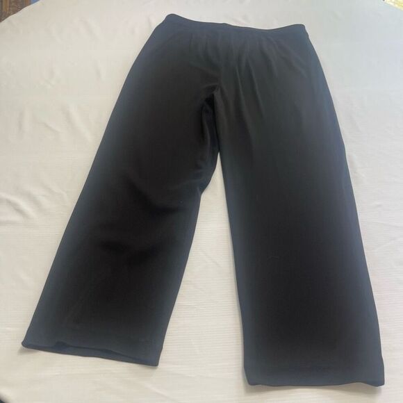 Exclusively Misook Black Acrylic Pants Size Medium - Picture 6 of 6